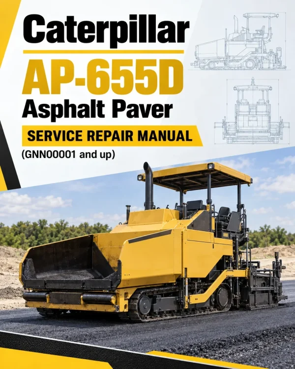 Caterpillar CAT AP-655D Asphalt Paver Service Repair Manual (GNN00001 and up)
