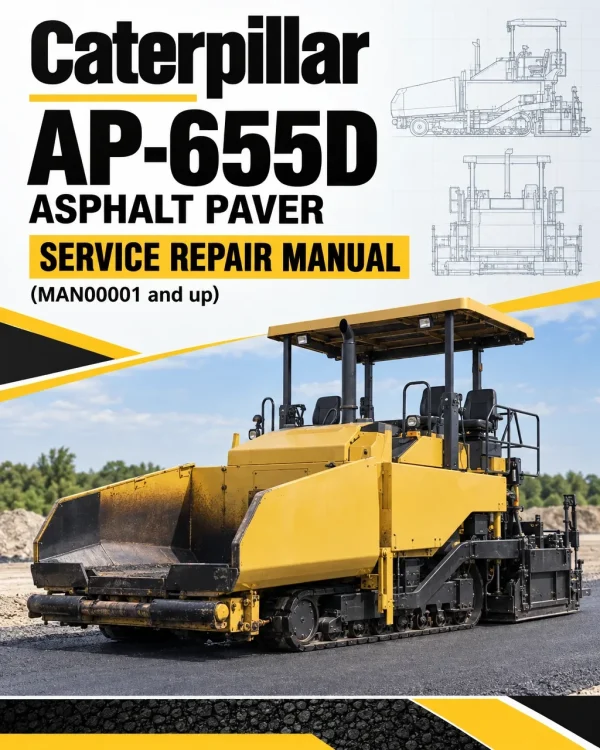 Caterpillar CAT AP-655D Asphalt Paver Service Repair Manual (MAN00001 and up)