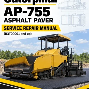 Caterpillar CAT AP-755 Asphalt Paver Service Repair Manual (B3T00001 and up)