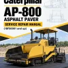 Caterpillar CAT AP-800 Asphalt Paver Service Repair Manual (1BF00001 and up)