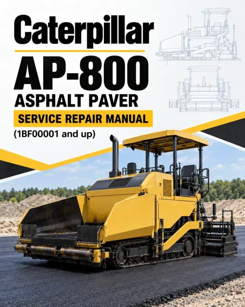 Caterpillar CAT AP-800 Asphalt Paver Service Repair Manual (1BF00001 and up) Caterpillar CAT AP-800 Asphalt Paver Service Repair Manual (1BF00001 and up)