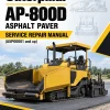 Caterpillar CAT AP-800D Asphalt Paver Service Repair Manual (A5P00001 and up)