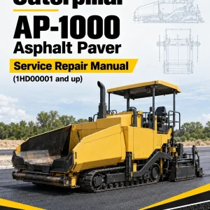 Caterpillar CAT AP-1000 Asphalt Paver Service Repair Manual (1HD00001 and up) Caterpillar CAT AP-1000 Asphalt Paver Service Repair Manual (1HD00001 and up)