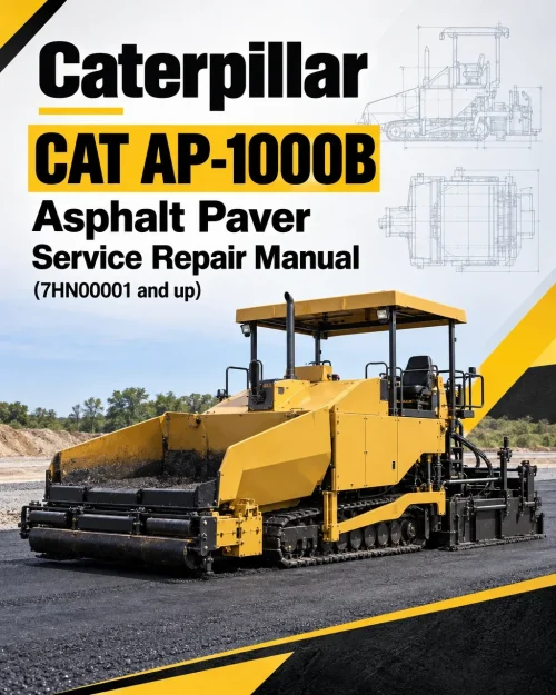 Caterpillar CAT AP-1000B Asphalt Paver Service Repair Manual (7HN00001 and up) Caterpillar CAT AP-1000B Asphalt Paver Service Repair Manual (7HN00001 and up)