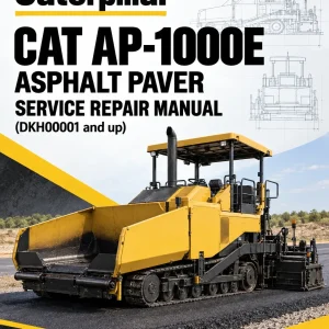 Caterpillar CAT AP-1000E Asphalt Paver Service Repair Manual (DKH00001 and up)