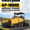 Caterpillar CAT AP-1000E Asphalt Paver Service Repair Manual (T1F00001 and up)
