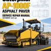 Caterpillar CAT AP-1000F Asphalt Paver Service Repair Manual (AC400001 and up)