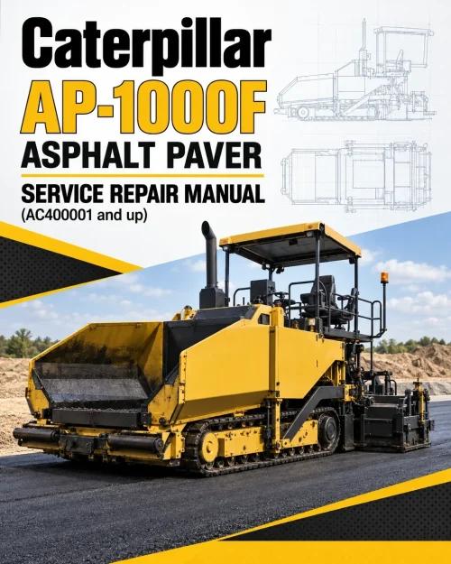 Caterpillar CAT AP-1000F Asphalt Paver Service Repair Manual (AC400001 and up) Caterpillar CAT AP-1000F Asphalt Paver Service Repair Manual (AC400001 and up)