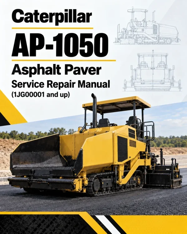 Caterpillar CAT AP-1050 Asphalt Paver Service Repair Manual (1JG00001 and up)