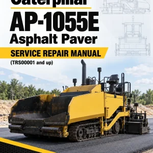 Caterpillar CAT AP-1055E Asphalt Paver Service Repair Manual (TRS00001 and up)