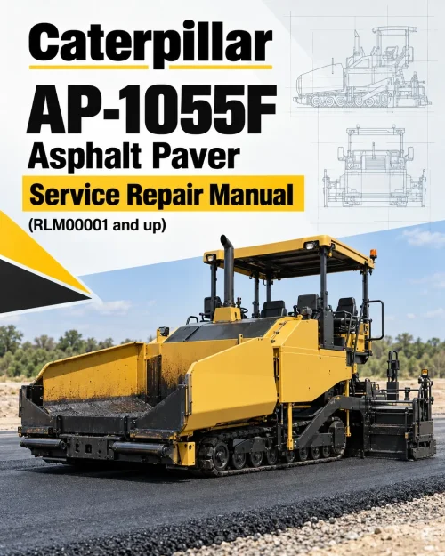 Caterpillar CAT AP-1055F Asphalt Paver Service Repair Manual (RLM00001 and up)