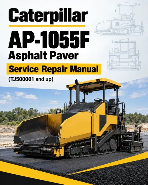 Caterpillar CAT AP-1055F Asphalt Paver Service Repair Manual (TJ500001 and up)