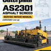 Caterpillar CAT AS2301 Asphalt Screed Service Repair Manual (AWC00001 and up)