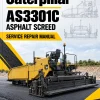 Caterpillar CAT AS3301C Asphalt Screed Service Repair Manual (DWM00001 and up)