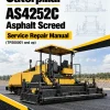 Caterpillar CAT AS4252C Asphalt Screed Service Repair Manual (TPS00001 and up)