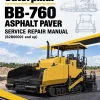 Caterpillar CAT BB-760 Asphalt Paver Service Repair Manual (B2B00001 and up)