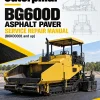 Caterpillar CAT BG600D Asphalt Paver Service Repair Manual (B6K00001 and up)