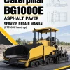 Caterpillar CAT BG1000E Asphalt Paver Service Repair Manual (RTT00001 and up)