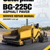 Caterpillar CAT BG-225C Asphalt Paver Service Repair Manual (B6G00001 and up)