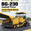 Caterpillar CAT BG-230 Asphalt Paver Service Repair Manual (9AL00001 and up)