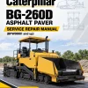 Caterpillar CAT BG-260D Asphalt Paver Service Repair Manual (BPW00001 and up)