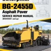 Caterpillar CAT BG-2455D Asphalt Paver Service Repair Manual (BNW00001 and up)