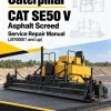 Caterpillar CAT SE50 V Asphalt Screed Service Repair Manual (J9700001 and up)