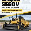 Caterpillar CAT SE60 V Asphalt Screed Service Repair Manual (JJ300001 and up)