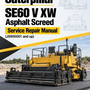 Caterpillar CAT SE60 V XW Asphalt Screed Service Repair Manual (JS900001 and up) Caterpillar CAT SE60 V XW Asphalt Screed Service Repair Manual (JS900001 and up)