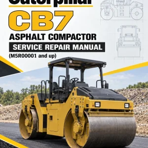 Caterpillar CAT CB7 Asphalt Compactor Service Repair Manual (M5R00001 and up)