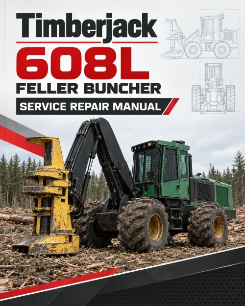 Timberjack 608L Feller Buncher Service Repair Manual
