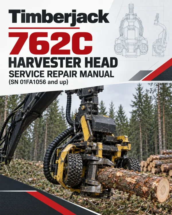Timberjack 762C Harvester Head Service Repair Manual (SN 01FA1056 and up) Timberjack 762C Harvester Head Service Repair Manual (SN 01FA1056 and up)