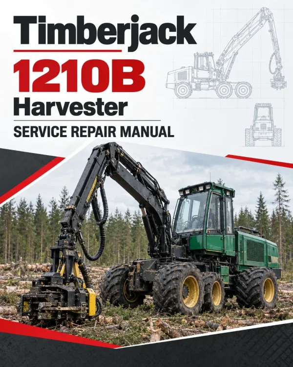 Timberjack 1210B Harvester Service Repair Manual