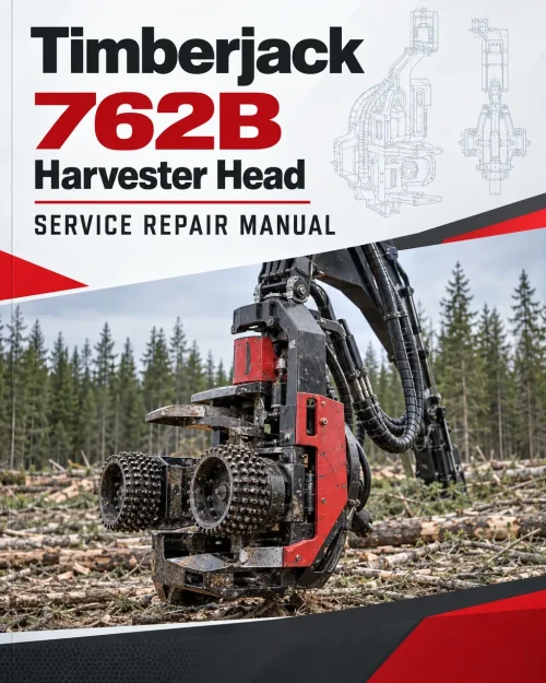 Timberjack 762B Harvester Head Service Repair Manual