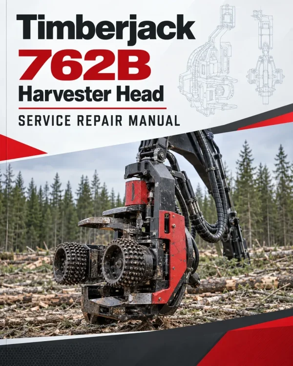 Timberjack 762B Harvester Head Service Repair Manual
