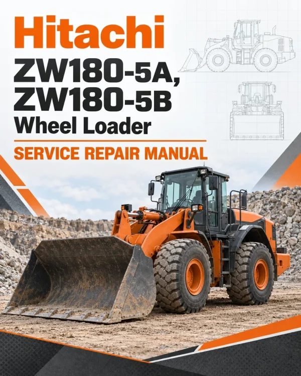 Hitachi ZW180-5A, ZW180-5B Wheel Loader Service Repair Manual