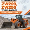 Hitachi ZW220, ZW250 Wheel Loader Service Repair Manual Hitachi ZW220, ZW250 Wheel Loader Service Repair Manual