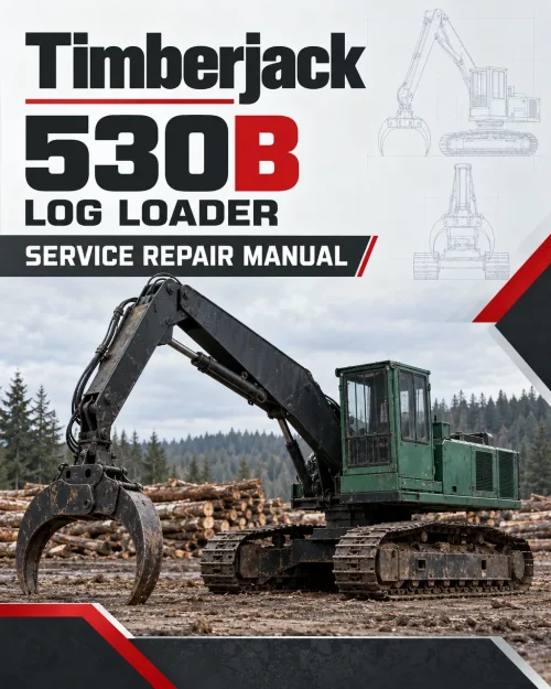 Timberjack 530B Log Loader Service Repair Manual