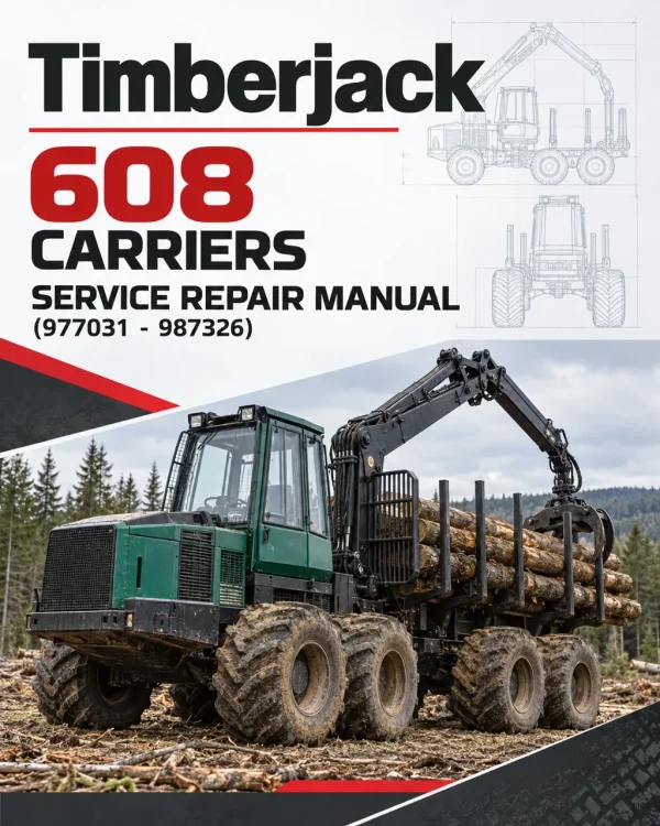 Timberjack 608 Carriers Service Repair Manual (977031 - 987326) Timberjack 608 Carriers Service Repair Manual (977031 - 987326)