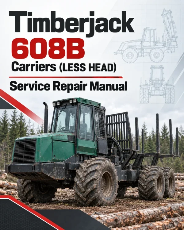 Timberjack 608B Carriers (LESS HEAD) Service Repair Manual (SN 005001 - 005013) Timberjack 608B Carriers (LESS HEAD) Service Repair Manual (SN 005001 - 005013)