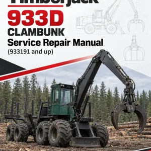 Timberjack 933D Clambunk Service Repair Manual (933191 and up)