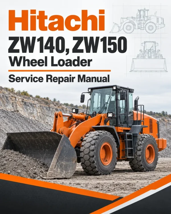 Hitachi ZW140, ZW150 Wheel Loader Service Repair Manual Hitachi ZW140, ZW150 Wheel Loader Service Repair Manual