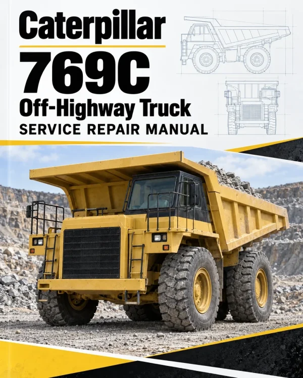 Caterpillar CAT 769C Off-Highway Truck Service Repair Manual (01X000011 and up)