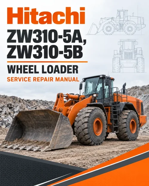 Hitachi ZW310-5A, ZW310-5B Wheel Loader Service Repair Manual Hitachi ZW310-5A, ZW310-5B Wheel Loader Service Repair Manual