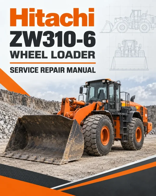 Hitachi ZW310-6 Wheel Loader Service Repair Manual Hitachi ZW310-6 Wheel Loader Service Repair Manual