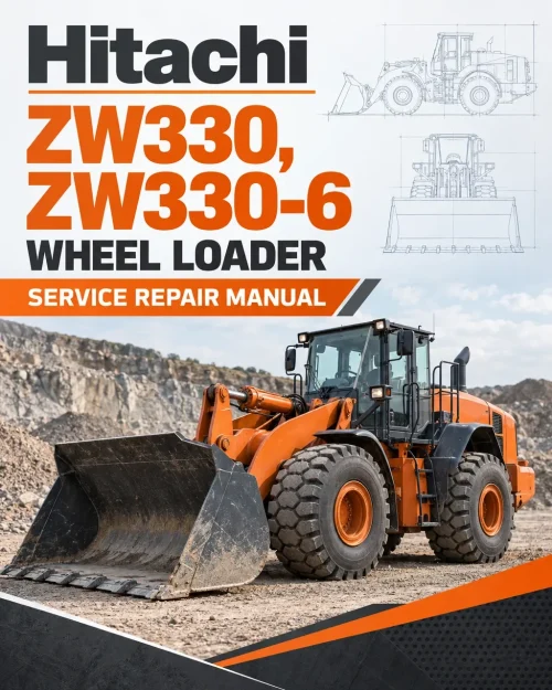 Hitachi ZW330, ZW330-6 Wheel Loader Service Repair Manual Hitachi ZW330, ZW330-6 Wheel Loader Service Repair Manual