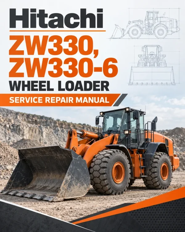 Hitachi ZW330, ZW330-6 Wheel Loader Service Repair Manual Hitachi ZW330, ZW330-6 Wheel Loader Service Repair Manual