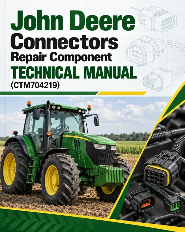 John Deere Connectors Repair Component Technical Manual (CTM704219)