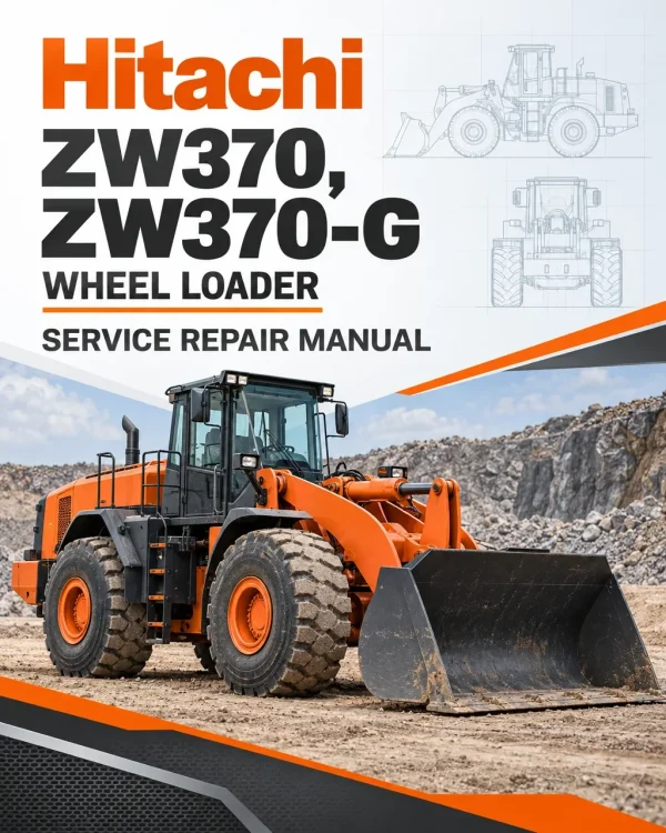 Hitachi ZW370, ZW370-G Wheel Loader Service Repair Manual Hitachi ZW370, ZW370-G Wheel Loader Service Repair Manual