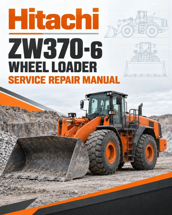 Hitachi ZW370-6 Wheel Loader Service Repair Manual Hitachi ZW370-6 Wheel Loader Service Repair Manual